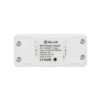 Универсальный переключатель Tellur, WiFi 2.4GHz, максимальная мощность 2200W, 10A, Android 4.1 / iOS 8 или выше, Белый TLL331161