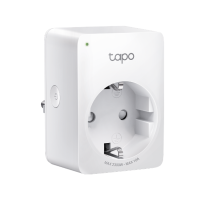 TP-Link Tapo Smart Plug Mini, Compatibil cu Matter, Compatibil cu Alexa, Google Home & Samsung SmartThings, Monitorizare a energiei, 15A, Certificat UL, 2.4G TP-Link Tapo Smart Plug Mini, Compatibil cu Matter, Compatibil cu Alexa, Google Home & Samsung SmartThings, Monitorizare a energiei, 15A, Certificat UL, 2.4G