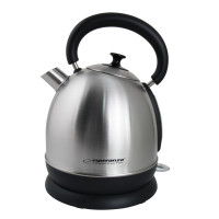 Fierbător Esperanza DANUBE EKK032X, inox, 2200W, 1.8 l, Oprire automată după fierbere, Oprire de siguranță la fierbere fără apă, Element de încălzire ascuns, Lungime cablu de alimentare Fierbător Esperanza DANUBE EKK032X, inox, 2200W, 1.8 l, Oprire automată după fierbere, Oprire de siguranță la fierbere fără apă, Element de încălzire ascuns, Lungime cablu de alimentare
