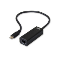 Адаптер USB Type-C M к LAN RJ-45 F, 30cm, Port Designs 900126 Адаптер USB Type-C M к LAN RJ-45 F, 30cm, Port Designs 900126