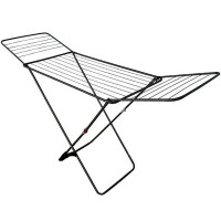 Сушилка для белья STABILO 18 M D0503SE, 128 x 55 x 4 cm, 18 m, макс. 15 kg, складные крылья, чёрный