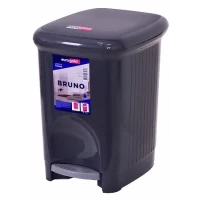 Cos gunoi plastic Bruno 16.0 l, cu pedala, black Cos gunoi plastic Bruno 16.0 l, cu pedala, black