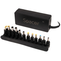Универсальный блок питания для ноутбука AC-DC Spacer, 90W, 12 разъёмов, DC15/16/19/19.5/20V, SPNA-UNIV-12 Универсальный блок питания для ноутбука AC-DC Spacer, 90W, 12 разъёмов, DC15/16/19/19.5/20V, SPNA-UNIV-12