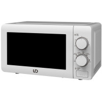Микроволновая печь UD MM20L-WA, 20 л, 700 Вт, Белый, Механическое управление, 6 уровни мощности, Простое управление