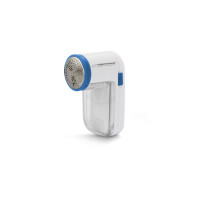 Îndepărtător de scame Esperanza FLOSSY ECS004 Alb-Albastru; 3 lame pentru îndepărtarea rapidă a scamelor; Dimensiuni: 10 x 7 x 5 [cm]; Alimentare: 2 x baterii AA (nu sunt incluse