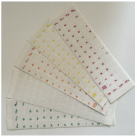Litere RU transparent Culoare