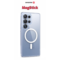 Transparent Jelly MagStick SWISSTEN Transparent p/u Samsung Galaxy S25 Ultra