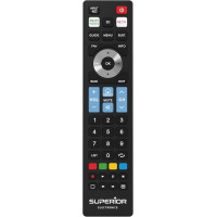 Универсальный пульт Superior SUPTRB019 для телевизоров LG, Samsung, Sony, Philips, Panasonic, Все функции для Smart TV, 2x 1,5 V – AAA (не включены)