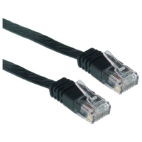 Cablu UTP Patch cord cat. 5E - 3m, negru, Spacer 