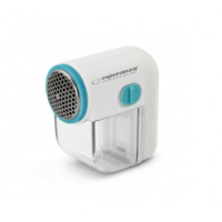 Îndepărtător de scame Esperanza CUDDLY ECS003T Alb-Turcoaz; 3 lame pentru îndepărtarea rapidă a scamelor; Dimensiune: 8 cm * 7,5 cm * 4 cm; Alimentare: baterii 2 x AA N