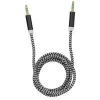 Cablu audio Tellur Basic jack 3.5mm, 1m, Negru