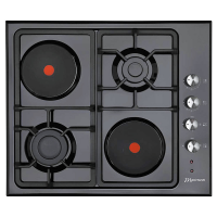 Плита газо-электрическая Mastercook SIRIUS MC-E 4622 BL, комбинированная