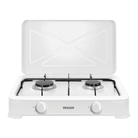 Настольная газовая плита Wolser WL-F 02 WE Настольная газовая плита Wolser WL-F 02 WE