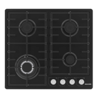 Варочная газовая поверхность Wolser WL-TR 6400 BLACK Turbo FFD