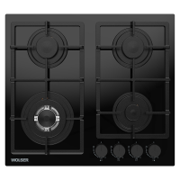 Plita de gaz incorporabila Wolser WL-BRD 6402 Black Glass FFD Plita de gaz incorporabila Wolser WL-BRD 6402 Black Glass FFD