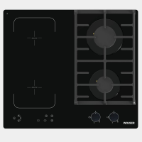 Встраиваемая комбинированная поверхность Wolser WL-QX602G2IND Black