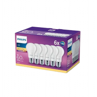 Lampa LED Philips 8W 60A E27 WW 230V FR ND 6CT/4 Lampa LED Philips 8W 60A E27 WW 230V FR ND 6CT/4