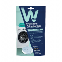 Washing machine hygienizer & anti-odour tabs Wpro 3 tabs x 40 g
Washing machine hygienizer & anti-odour tabs Wpro 3 tabs x 40 g