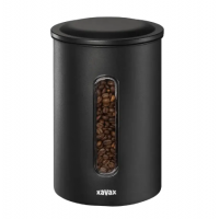 Xavax 111262, Coffee Tin, 1.3 kg Beans or 1.5 kg Powder, Black
