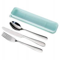 Xavax 181599, Cutlery Set, Нож, Fork, Spoon, Blue