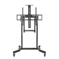 Suport pentru afișaj/TV Gembird TVS-100T-01, 55-100-; Negru, VESA; max 120kg, Suport de podea TV reglabil pe inaltime motorizat Suport pentru afișaj/TV Gembird TVS-100T-01, 55-100-; Negru, VESA; max 120kg, Suport de podea TV reglabil pe inaltime motorizat