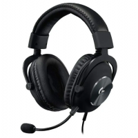 Gaming Headset Logitech G Pro X, 50mm driver, 20-20kHz, 35 Ohm, 91.7dB, 320g, In-Line Controls, Det. Mic, BLUE VO!CE, DAC, 2m+1.2m, 3.5mm+USB, Black