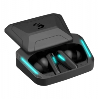 Gaming Wireless Earphones Bloody M70, 6 mm driver, 16 Ohm, 99db, 9g/47g, 60/400 mAh, 6h+18h, ENC, Independent Transmission, IPX4, BT 5.0, Black/Blue