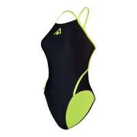 Costum de baie Aqua Sphere Essential Diamond Back ADJ Black Yellow Costum de baie Aqua Sphere Essential Diamond Back ADJ Black Yellow