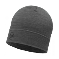 Мериносовая шапка Buff Solid Grey