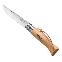 Cuțit Opinel №8 Stainless Steel Leather Lace