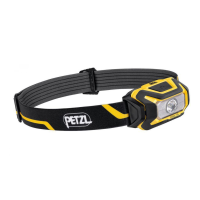 Lanternă frontală Petzl Aria 1R black/yellow