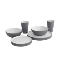Set de veselă Outwell Gala 2 Person Dinner Grey Mist Set de veselă Outwell Gala 2 Person Dinner Grey Mist