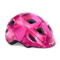 Cască ciclism Met Hooray pink hearts glossy