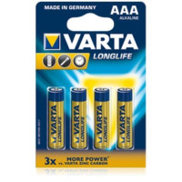 Baterie Varta Micro Longlife Extra AAA 4 buc Baterie Varta Micro Longlife Extra AAA 4 buc