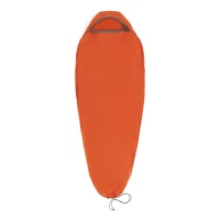 Lenjerie pentru sac de dormit STS Reactor Fleece Liner Mummy w/ Drawcord Picante Red