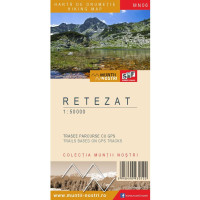 Туристическая карта «Muntii Retezat»