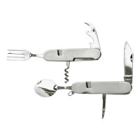Set tacâmuri BasicNature Cutlery Biwak Survival Set tacâmuri BasicNature Cutlery Biwak Survival