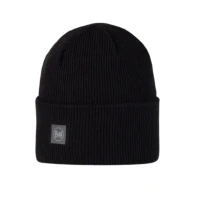 Шапка Buff Crossknit Beanie Solid Black Шапка Buff Crossknit Beanie Solid Black