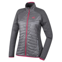 Jachetă Hannah Edun Full-Zip Wmn alloy/light gray mel (Mărime: XL) Jachetă Hannah Edun Full-Zip Wmn alloy/light gray mel (Mărime: XL)