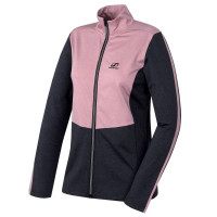 Pulover Hannah Cher Wmn dark gray mel/crystal rose mel (Mărime: L) Pulover Hannah Cher Wmn dark gray mel/crystal rose mel (Mărime: L)