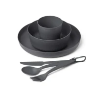 Set de vesela STS Camp Dinnerware Set Mesh Sack 6 pcs (Culoare: grey) Set de vesela STS Camp Dinnerware Set Mesh Sack 6 pcs (Culoare: grey)