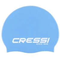 Шапочка для плавания Cressi-Sub Ricky JR (Цвет: azure/white) Шапочка для плавания Cressi-Sub Ricky JR (Цвет: azure/white)
