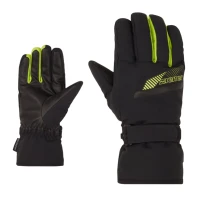Перчатки Ziener Gordanus black lime (Размер перчаток: 8)