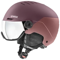 Горнолыжный шлем Uvex Wanted visor bram-antiq ros matt (Горнолыжные шлемы: 54-58)