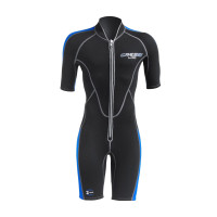 Costum de neopren pentru bărbați Cressi-Sub Lido Shorty Wetsuit black/blue 2mm (Mărime: XXXL)
