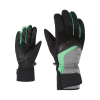 Mănuși schi Ziener Gabino dark melange pale green (Mărime mănuși: 7) Mănuși schi Ziener Gabino dark melange pale green (Mărime mănuși: 7)