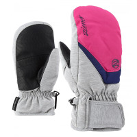Mănuși schi Ziener Lorian light melange/pop pink (Mărime mănuși: 5) Mănuși schi Ziener Lorian light melange/pop pink (Mărime mănuși: 5)