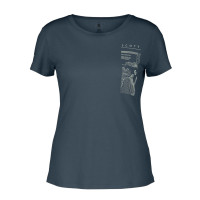Tricou Scott Defined Merino Graphic SS Wmn metal blue (Mărime: S) Tricou Scott Defined Merino Graphic SS Wmn metal blue (Mărime: S)