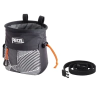 Geantă magneziu Petzl Sakapoche (Culoare: black dazzle)