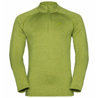 Tricou termic Odlo Sesvenna half-zip Mns pepper stem melange (Mărime: S)